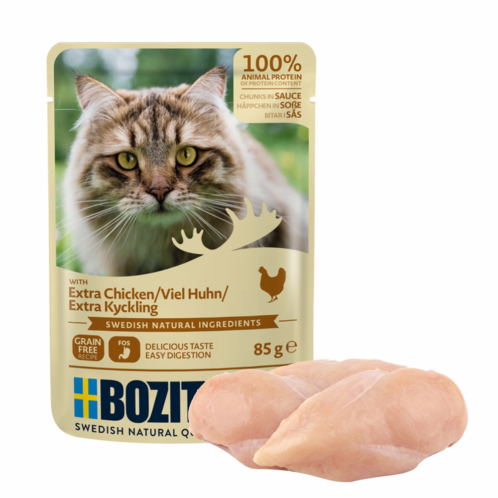 BOZITA saszetka kawałki w sosie z kurczakiem 85g